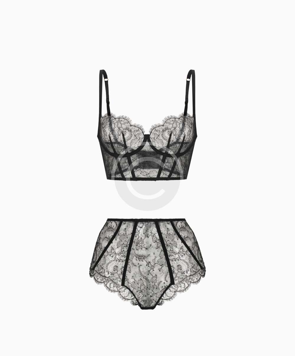 Sheer lace set