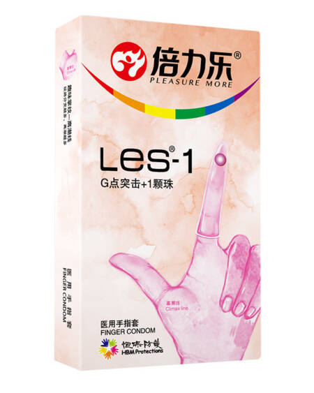 激情带珠指套